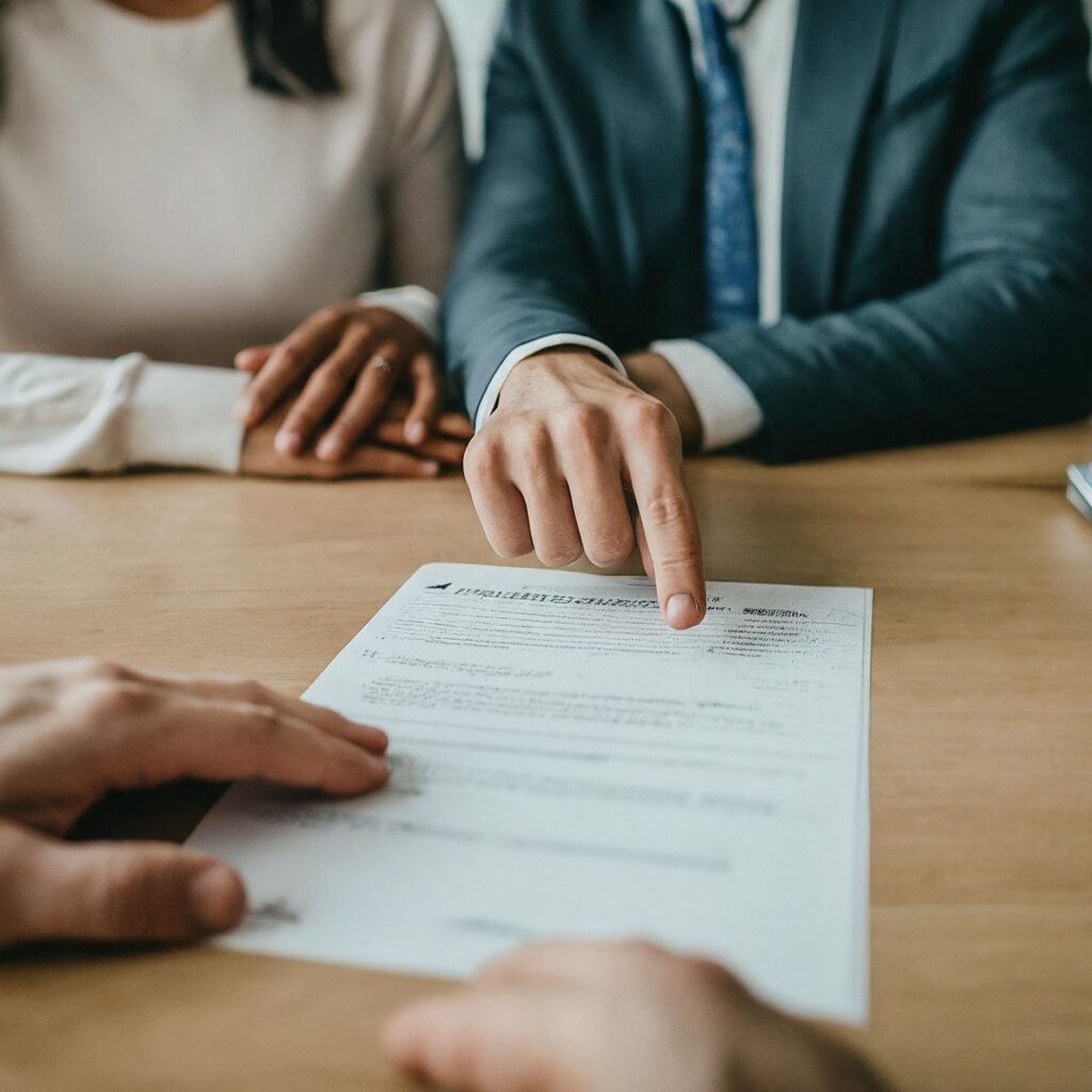 Your Home Sold Guaranteed Realty - Chris Schmidt Team:  Experienced Houston real estate expert points to a deficiency waiver on a short sale approval letter to help a homeowner speed up the short sale process.